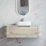 BV16WH Ash Woodgrain Fingerpull Wall Hung Vanity - 750 / 900 / 1200 / 1500 / 1800mm