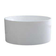 Round Freestanding Bath 1280mm - Gloss White