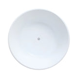 Round Freestanding Bath 1280mm - Gloss White