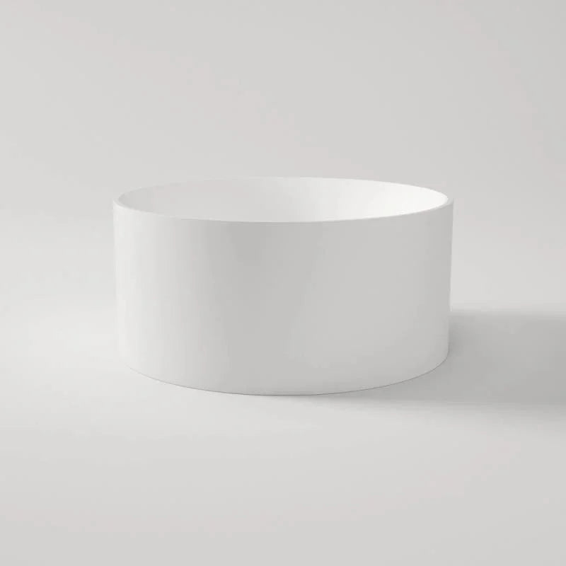 Round Freestanding Bath 1280mm - Gloss White