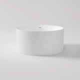 Round Freestanding Bath with Overflow 1280mm - Matte White