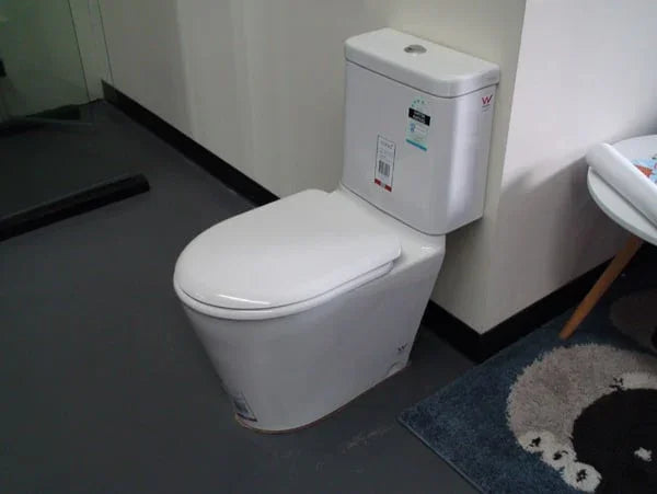 Cotto Closed Coupled Skew Pan Connection Toilet Suite with Soft Close Seat - White (4 Star)