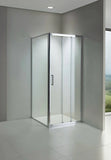BV Special Order Three Panel Sliding Shower Screens Front & Side