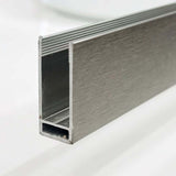 10mm Wall Channel SS08/17 - Brushed Nickel