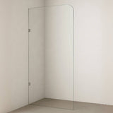 Radius/Round Corner Walk In Shower Screen - Various Colours