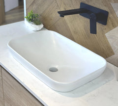 Cove-5130-MW Matte White Insert Ceramic Basin 510x330x150MM