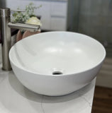 Mecca-5239-MW Matte White Ceramic Basin 520x395x130mm