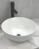 Opal-3535-MW Matte White Ceramic Basin 358x358x155mm