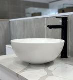 Opal-3535-MW Matte White Ceramic Basin 358x358x155mm