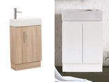 BV33 Compact Freestanding Vanity 500x250mm - Various Colours