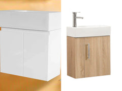 BV33WH Compact Wall Hung Vanity 500x250mm - Various Colours