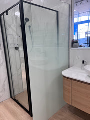 SS51 - Half Frost Walk In Shower Screen - 1000x2000x8mm - Floor Display Clearnce