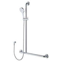 CARE Grab Rail T Bar Rail Shower Left/Right Hand Side - Various Colours