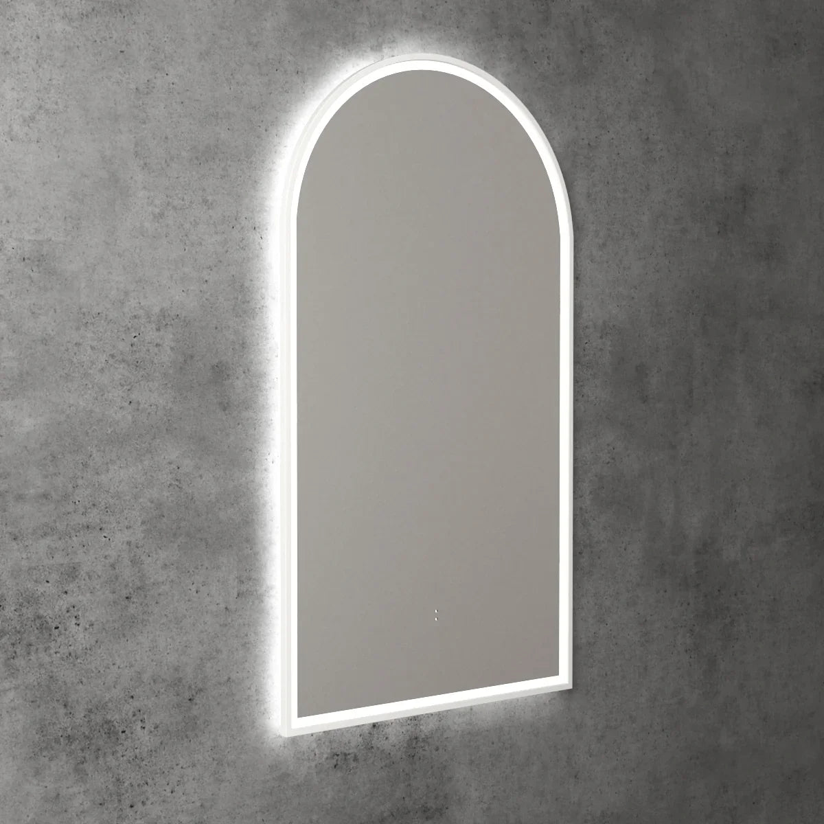 Arched Shape LED Mirror Touchless switch with Demister 500x900mm - Frameless / with Frame