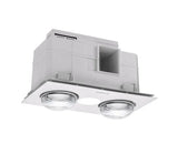 Exhaust Fan/Light/Heater 3-in-1 Bathroom Heater with 2 Heat Lamps