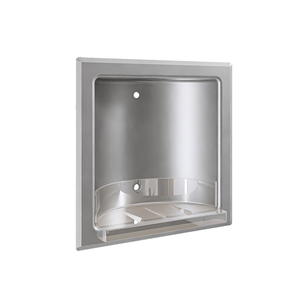 Recessed Soap Dish in Satin Stainless Steel - ML232S