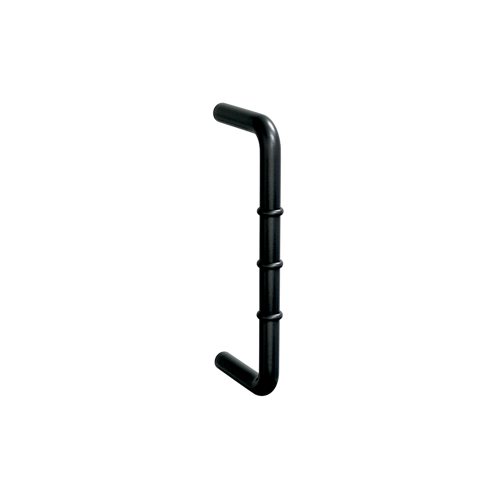 D-Pull Handle with Rubber Stopper in Designer Black - ML315R_DESIGNER