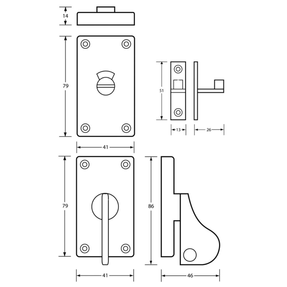 Sliding Door Indicator Lock Visible Fix - ML405AL