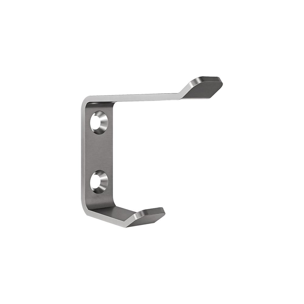 Hat and Coat Hook in Satin Stainless Steel - ML4159_MKII