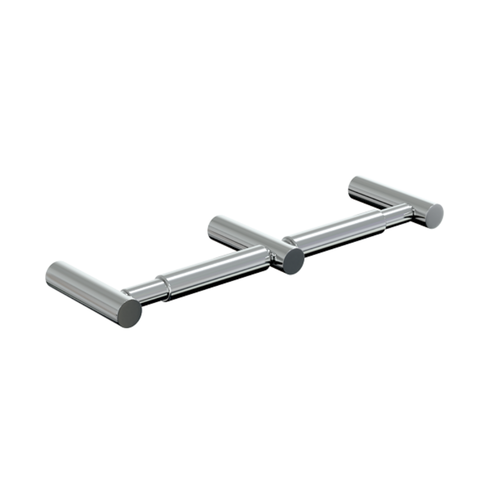 Metlam Lawson Double Toilet Roll Holder - Polished Stainless Steel ML6004PSS