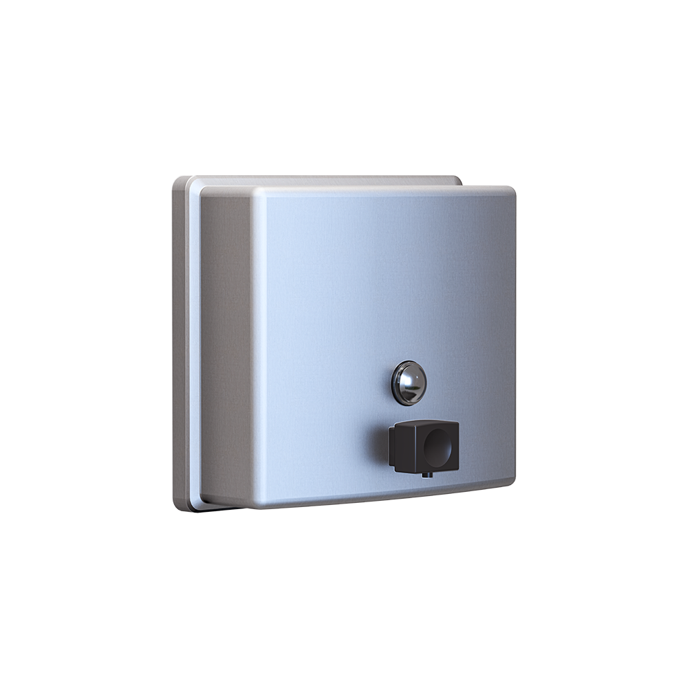 Square Soap Dispenser in Satin Stainless Steel - ML603BS