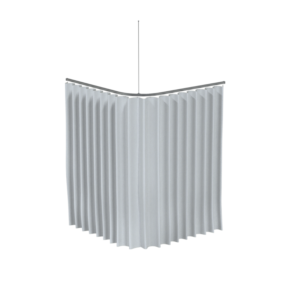 1600mm x 1600mm L Bend Shower Curtain Track System - SCT_1600X1600MM_PACK