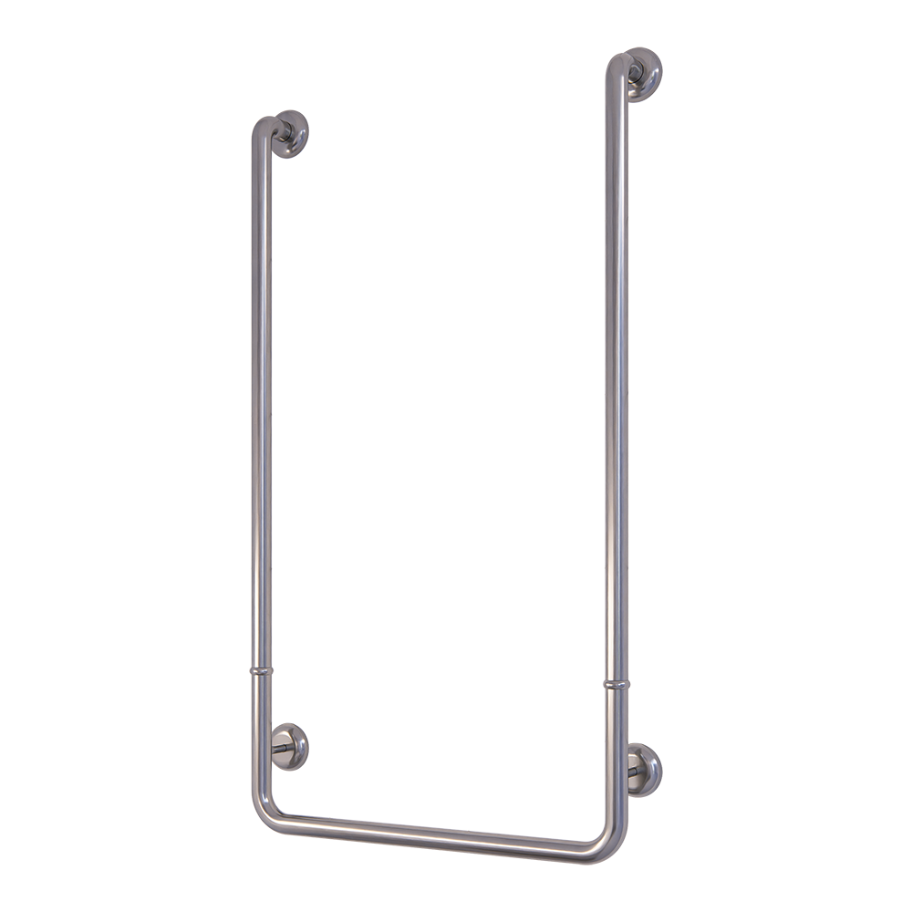Modular U-Shaped Grab Rail in Satin Stainless Steel - MLR122MOD_SS