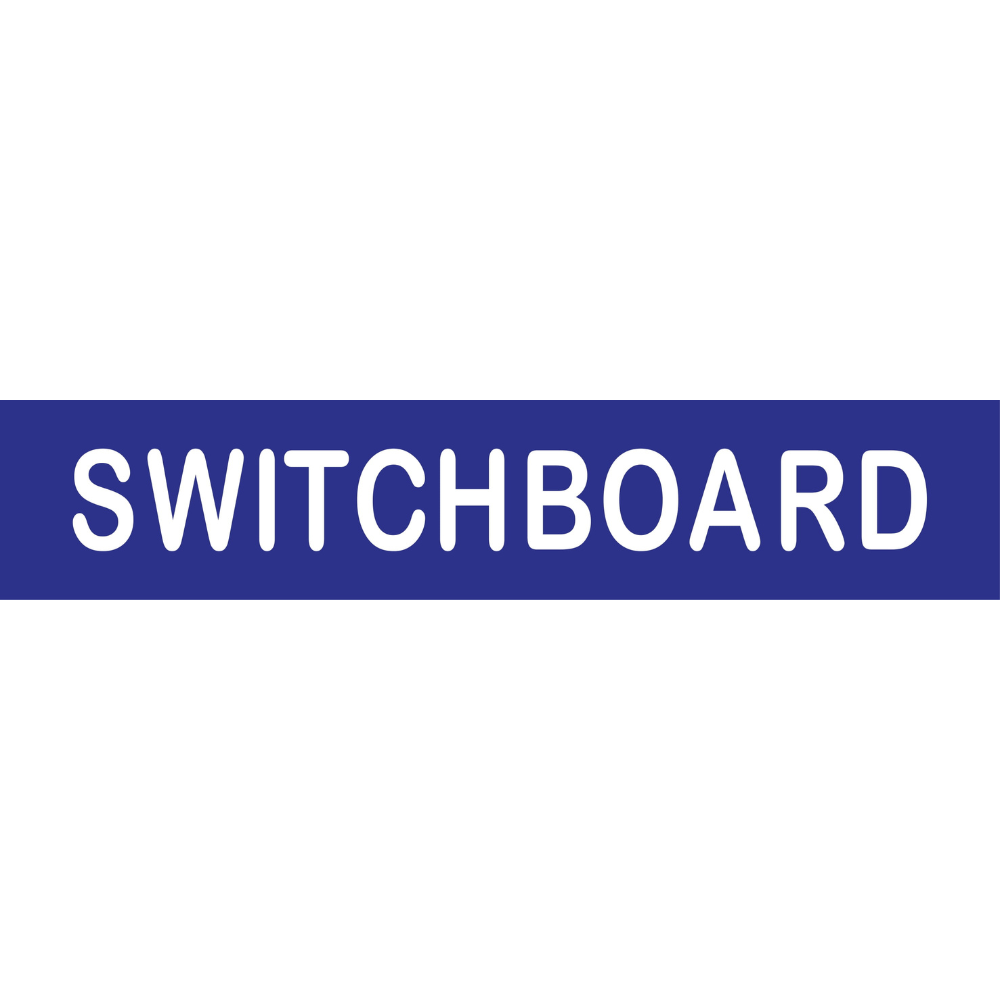 Switchboard Sign in Blue Vinyl - MLS16423_BLU