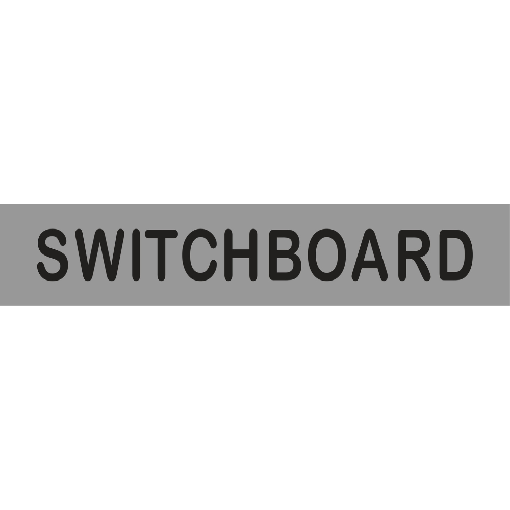 Switchboard Sign in Stainless Steel - MLS16423_SS