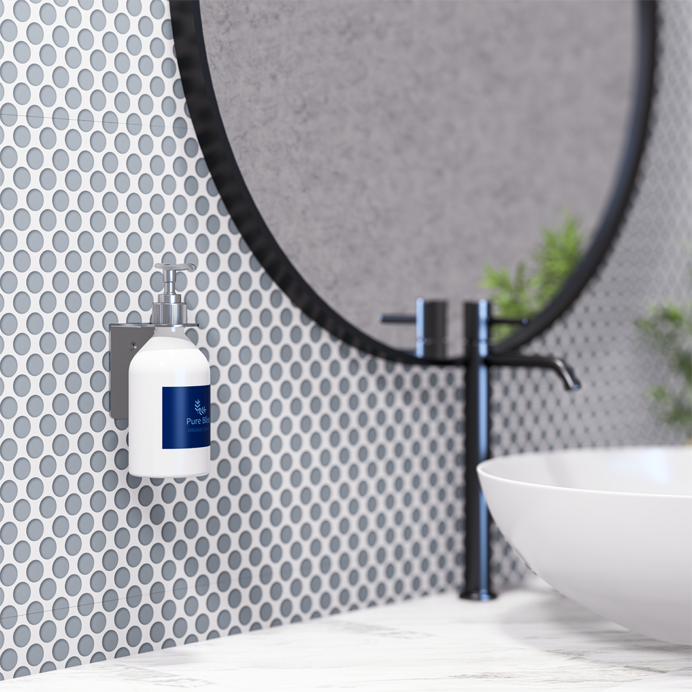 Single Soap Bottle Holder in Satin Stainless Steel - ML_SBH1_SS