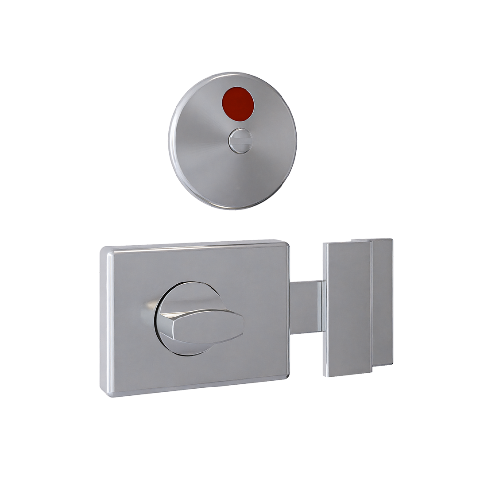 300 Lock & Indicator Set in Satin Chrome Plate - 300_LOCK_SCP