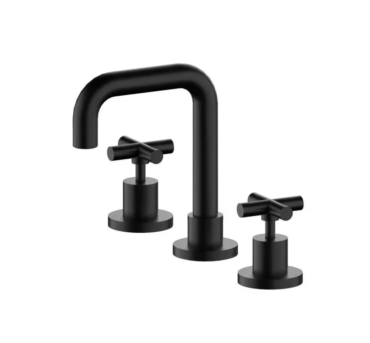Nero Cross Handles Basin Tap Set - Various Colours