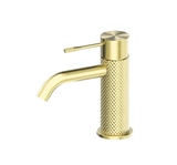 BM36 Opal Bench Mount Cross Hatched Basin Mixer - Various Colours