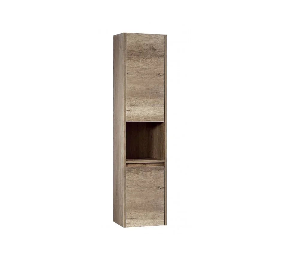 Fingerpull Wall Hung Tallboy & Storage Cabinet - 350x300x1500mm - Various Colours