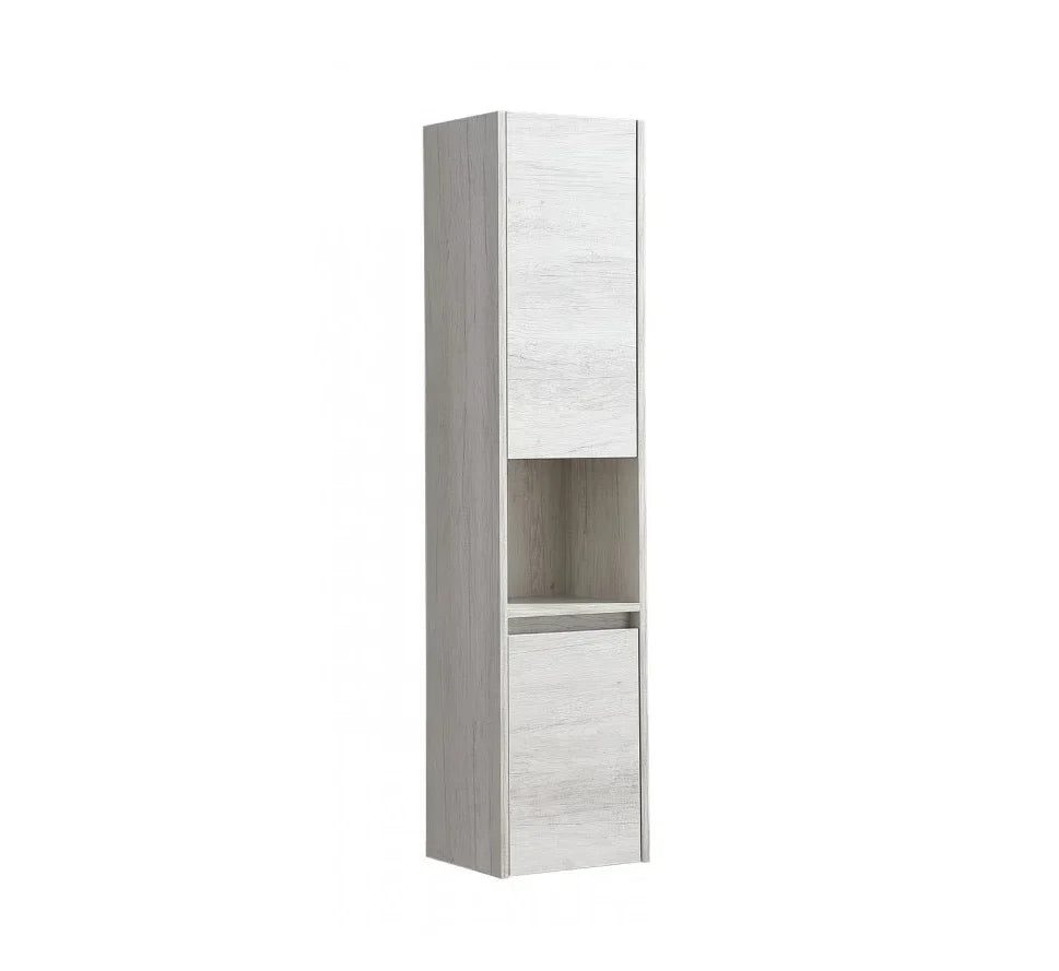 Fingerpull Wall Hung Tallboy & Storage Cabinet - 350x300x1500mm - Various Colours