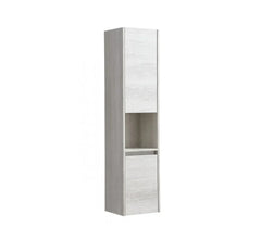 Fingerpull Wall Hung Tallboy & Storage Cabinet - 350x300x1500mm - Various Colours