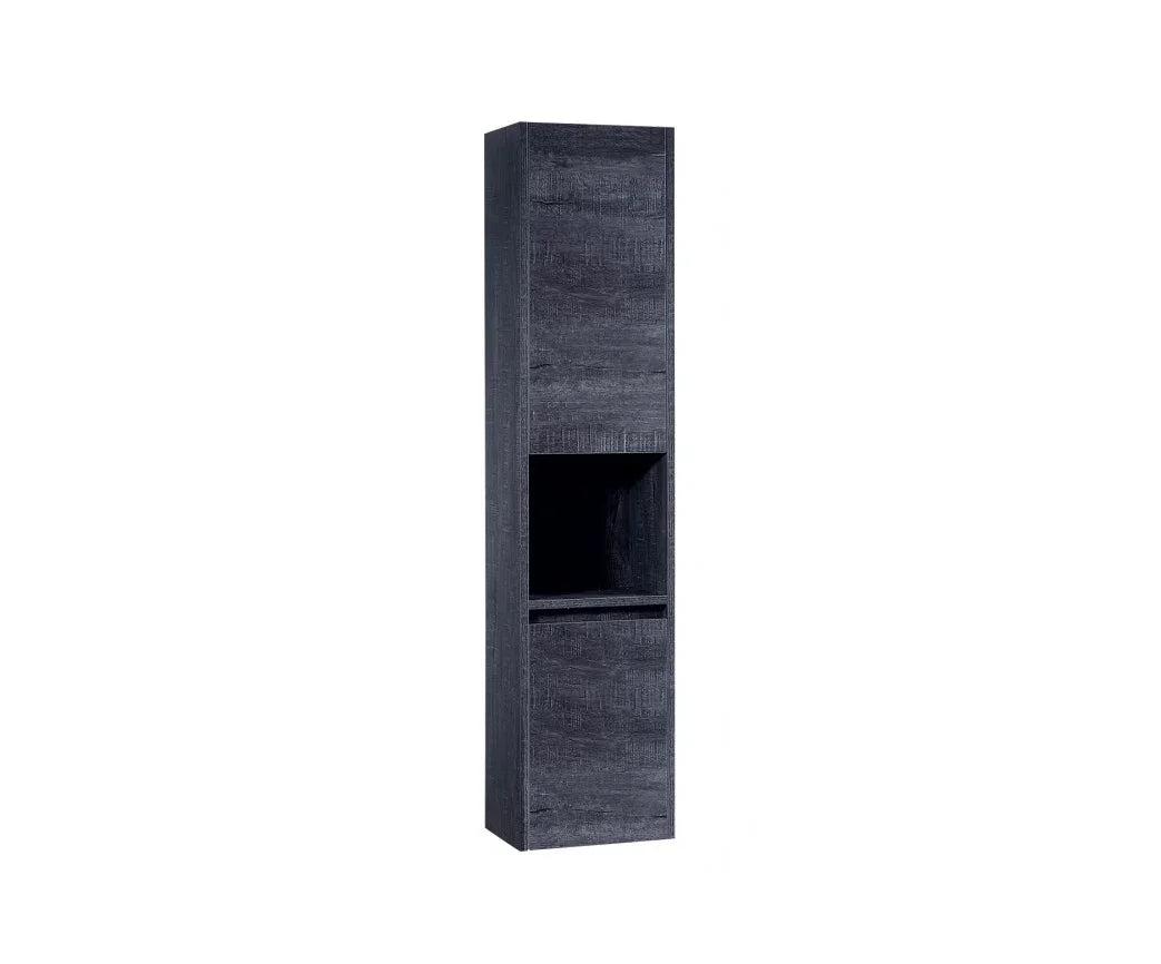 Fingerpull Wall Hung Tallboy & Storage Cabinet - 350x300x1500mm - Various Colours