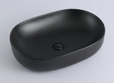Bayliss Oval Above Counter Ceramic Basin 490x355mm - Various Colours