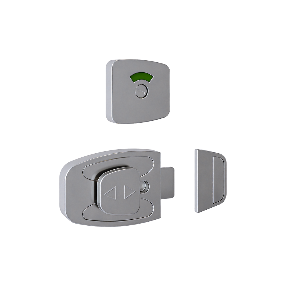 Sera Slide Lock & Emergency Release Indicator Set in Satin Chrome Plate - SERA_ERLOCK_SCP