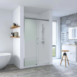 SS20 Wall to Wall Front Only Sliding Shower Screen - Various Colours & Sizes