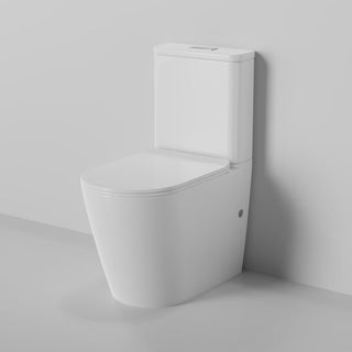 Raised Height Back To Wall Tornado Flush Toilet Suite with Soft Close Seat (Stock Clearance)