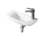Drift Wall Hung Ceramic Basin 495x220mm - Gloss White