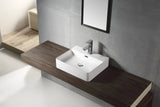 Vivid Gloss White Above Counter Ceramic Basin 500x420mm / 600x420mm