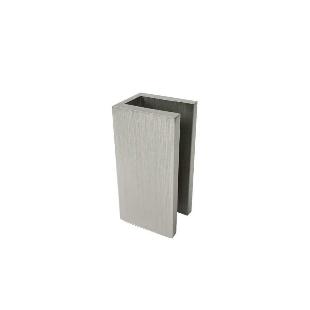 SS45 10mm Semi-Frameless Wall-to-Wall Hinged Shower Screen – 778–1850mm, 2000/2100mm High, Various Colours
