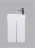 BV65 Compact Freestanding / Wall Hung Vanity 400x205mm - Gloss White