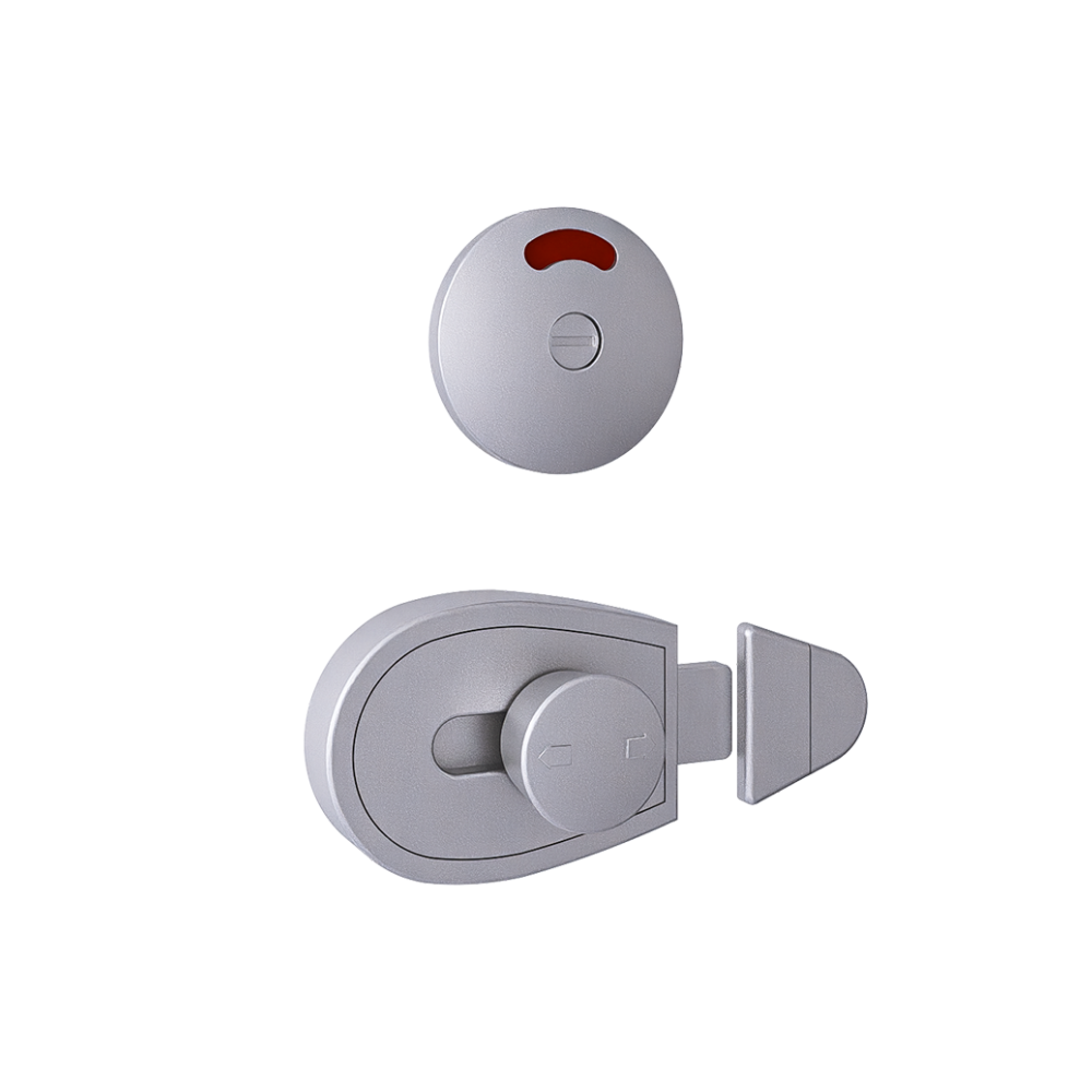 Xcel Slide Lock & Emergency Release Indicator Set in Antimicrobial - XCEL_SLIDELOCK_ANMB