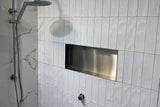 Premium Stainless Steel Shower Wall Niche - Various Colours & Sizes