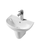 Vola Gloss White Wall Hung Ceramic Basin 550x440mm