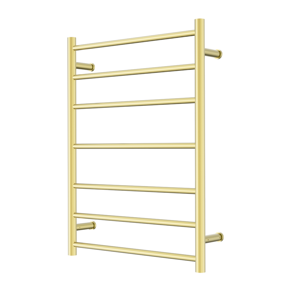 Nero Round Heated Towel Ladder (7 Bars) 600 x 800mm - Various Colours
