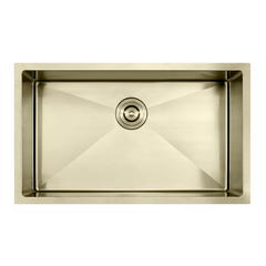 Single Bowl Sink Undermount/Topmount Stainless Sink 700x400mm - Various Colours